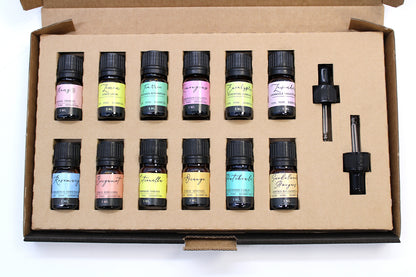 Aromatherapy Essential Oil Set - The Top 12