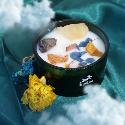 Crystal Magic Flower Candle - The Sun