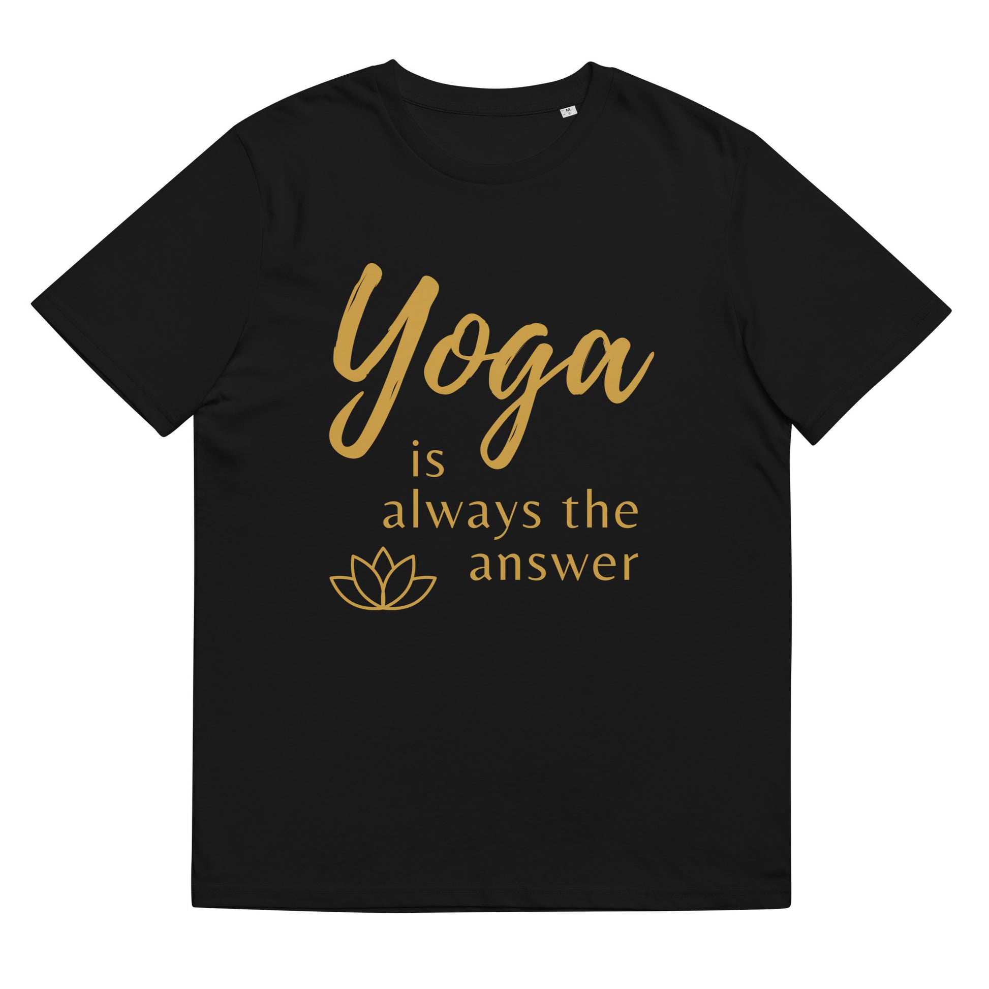 Deer Meditating Combed Cotton Women Yoga T-shirt
